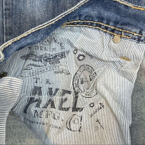 T.k. Axel medium wash slim straight jeans size 32 X 32 - Picture 13 of 16